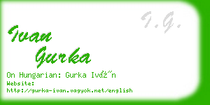 ivan gurka business card